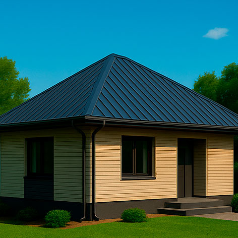 Четырехскатная крыша