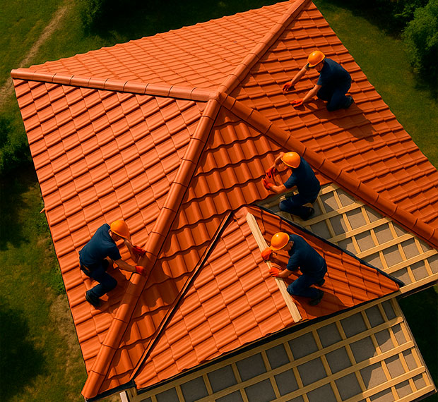 Монтаж 3-скатной крыши в Шагонаре