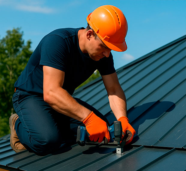 Ремонт металлической кровли в Шагонаре