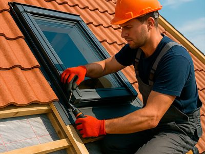 Установка мансардных окон